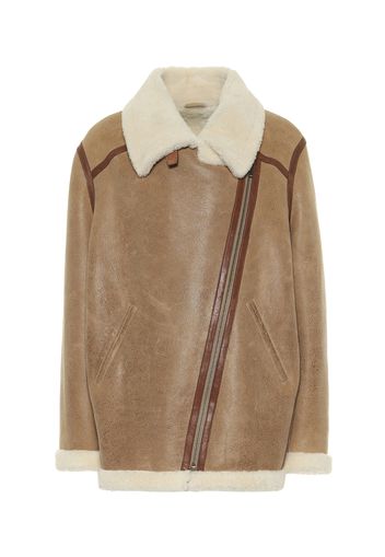 Giacca Azare in pelle e shearling