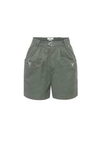 Shorts Palino a vita alta in cotone