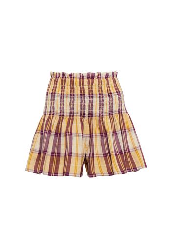 Shorts Bayowel in cotone a quadri