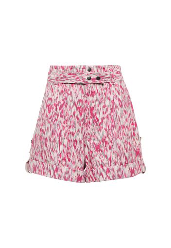 Shorts Kaloscoe in canvas di cotone