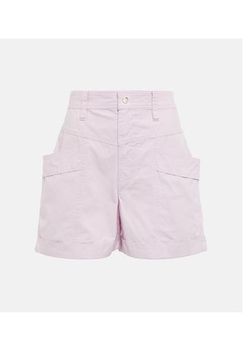 Shorts Rachel a vita alta in cotone