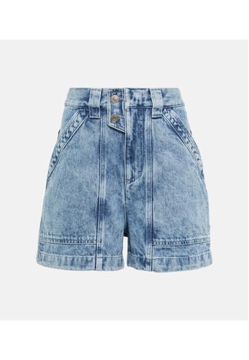 Shorts di jeans a vita alta