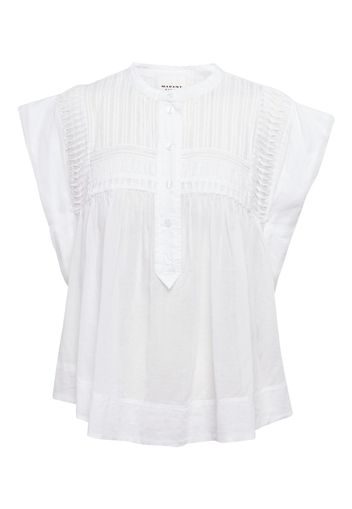 Blusa oversize in cotone