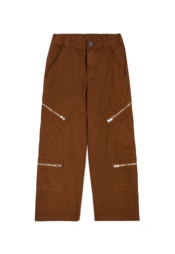 Pantaloni cargo Marrone in cotone