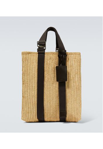 Borsa Le Tote Panier in rafia