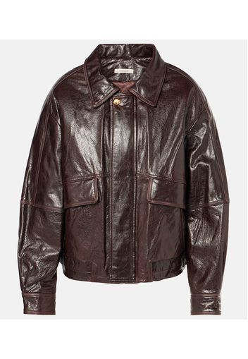 Bomber in pelle