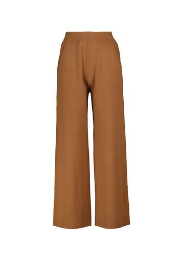 Pantaloni in lana e cashmere