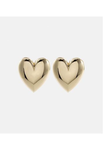 Orecchini Puffy Heart in oro 14kt