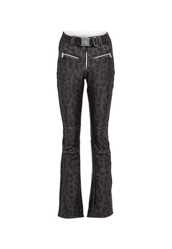 Pantaloni Tiby con stampa leopardata