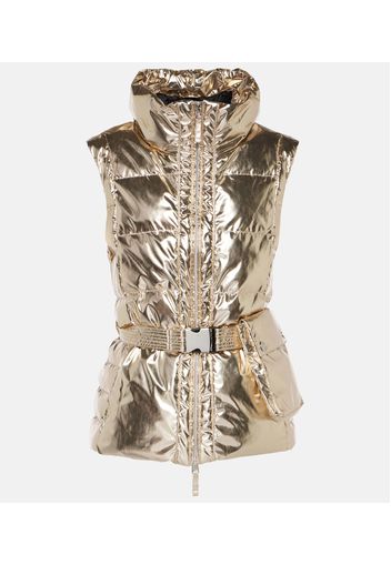 Gilet imbottito Gardena metallizzato