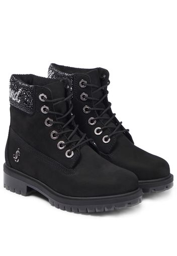 x Timberland - Stivali con cristalli Swarovski