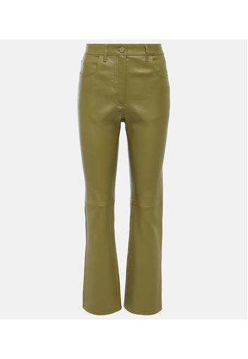 Pantaloni slim Stretch Duke in pelle