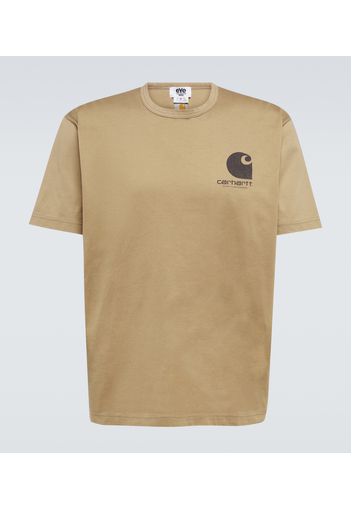 x Carhartt - T-shirt in cotone con logo