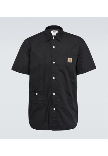 x Carhartt - Camicia in popeline di cotone