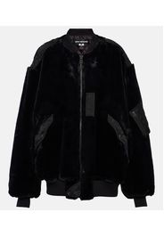 Bomber oversize in pelliccia sintetica