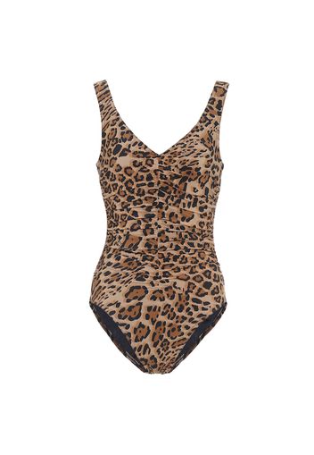 Costume intero a stampa leopardata