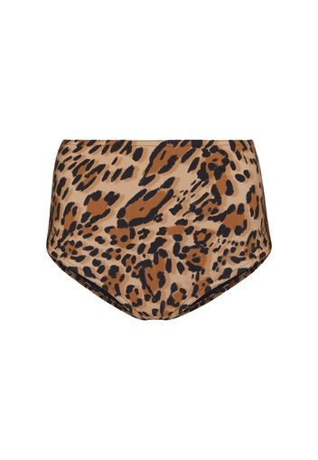 Esclusiva Mytheresa - Slip bikini Bree a stampa leopardata