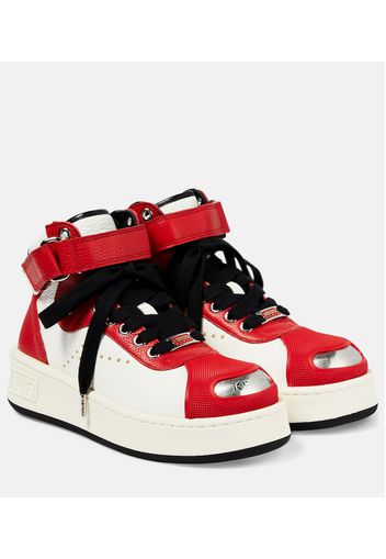 Sneakers Hoops in pelle