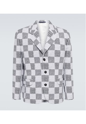 Blazer con motivo patchwork