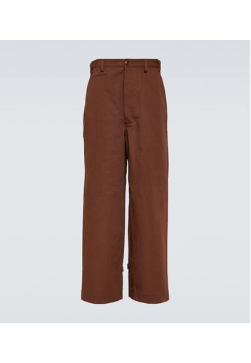 Pantaloni in canvas di cotone