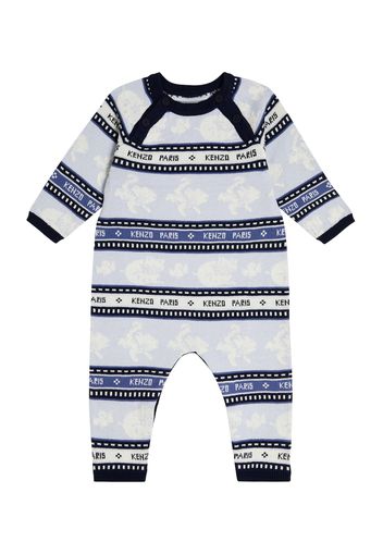 Baby - Tutina in cotone con logo