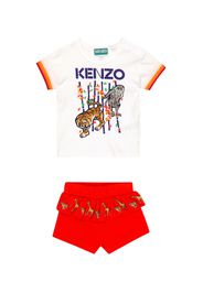 Baby - Set di T-shirt e shorts in cotone con stampa