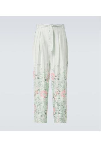 Pantaloni Grant con stampa floreale