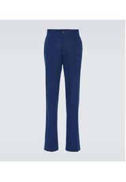 Pantaloni slim in cotone