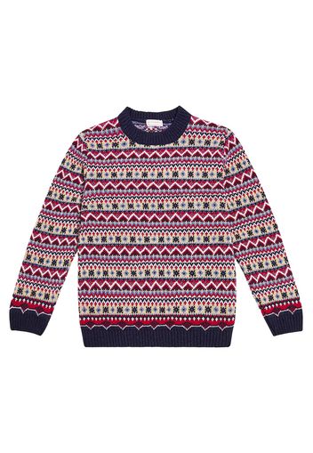 Pullover Mirlo Fair Isle in misto lana