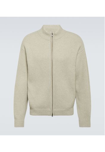 Pullover Hanoi in cashmere con zip