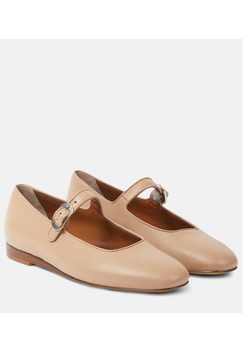 Ballerine in pelle