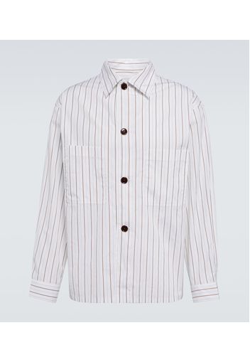 Camicia in cotone a righe