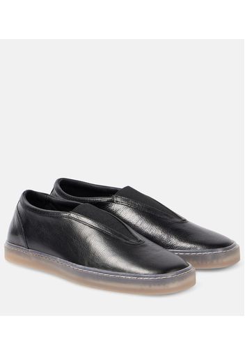 Scarpe slip-on in pelle