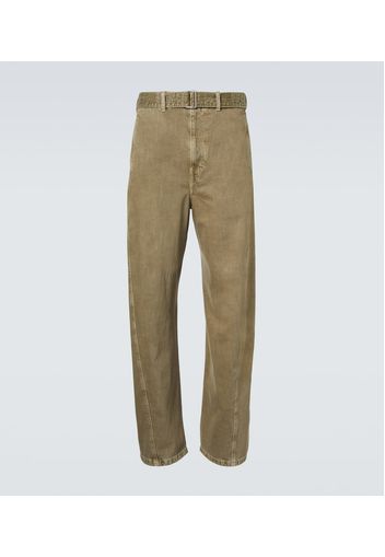 Pantaloni regular Twisted in denim