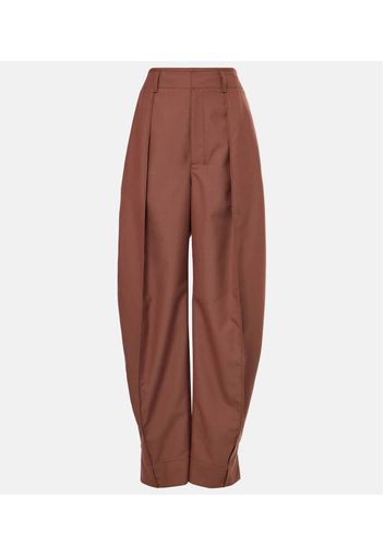 Pantaloni a gamba larga Curved Volume