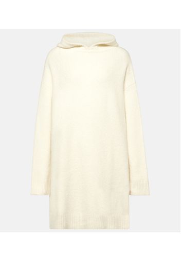 Miniabito Louise in cashmere con capuccio