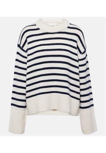 Pullover Sony in cashmere a righe