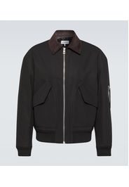 Giacca blouson in cotone