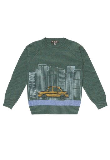 Pullover Street Skyline in cashmere