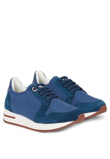 Sneakers My Wind in tessuto e suede