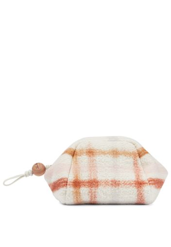 Pochette Puffy Small in cashmere e seta