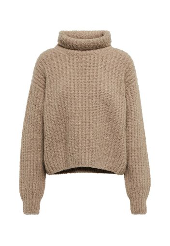 Pullover in maglia a coste di cashmere