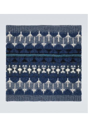 Collo Noel in cashmere Fair Isle