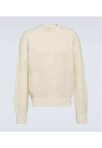 Pullover in maglia a coste di cashmere