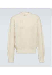 Pullover in maglia a coste di cashmere