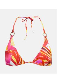 Top bikini Mini Ring con stampa