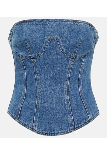 Bustier di jeans