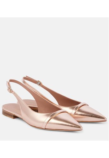 Ballerine slingback Jama in pelle