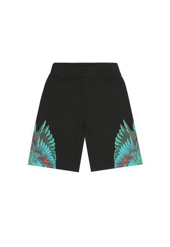 Shorts Wings in cotone con stampa