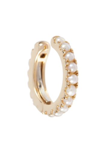 Orecchino singolo Pearl Eternity in oro 14kt con perle